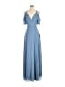 Lulus 100% Polyester Blue Cocktail Dress Size XXS - photo 1