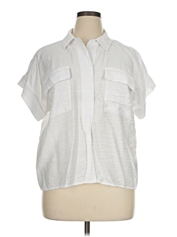 Simply Vera Vera Wang Short Sleeve Blouse (view 1)
