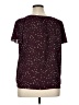 Elle Stars Burgundy Short Sleeve Blouse Size XL - photo 2