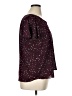 Elle Stars Burgundy Short Sleeve Blouse Size XL - photo 4