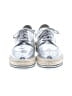 Prada Metallic Silver Platform Oxfords Size EU 39 1/2 - photo 2