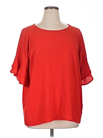 Umgee Short Sleeve Blouse (view 1)