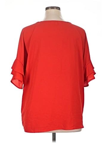 Umgee Short Sleeve Blouse (view 2)