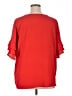 Umgee Red Short Sleeve Blouse Size XL - photo 2