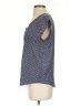 Joie 100% Silk Blue Short Sleeve Silk Top Size XS - photo 5