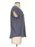 Joie 100% Silk Blue Short Sleeve Silk Top Size XS - photo 4