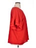 Umgee Red Short Sleeve Blouse Size XL - photo 4