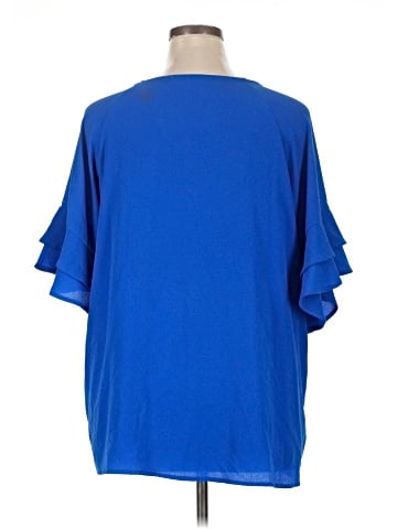 Umgee Short Sleeve Blouse (view 2)