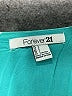 Forever 21 100% Polyester Polka Dots Teal Casual Dress Size L - photo 7