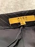 Alex Marie Stripes Black Dress Pants Size 6 - photo 4