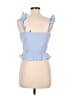 Sugar Lips Blue Sleeveless Blouse Size M - photo 2