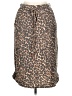 First Love Animal Print Brown Casual Skirt Size L - photo 1