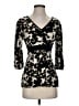 Style&Co Black 3/4 Sleeve Top Size S - photo 1