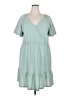 Gilli Teal Casual Dress Size 2X - photo 1