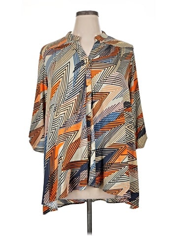 BCBGMAXAZRIA 3/4 Sleeve Blouse (view 1)