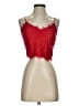 BKE 100% Nylon Red Sleeveless Top Size S - photo 1