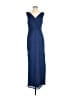Kay Unger Blue Cocktail Dress Size 4 - photo 1