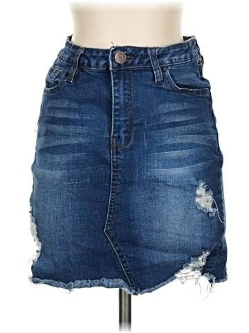 Refuge Denim Skirt (view 1)
