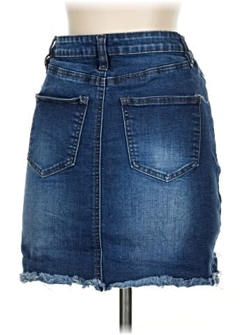 Refuge Denim Skirt (view 2)