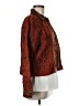Chico's 100% Cotton Paisley Brown Jacket Size Med (1) - photo 4