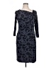 Pendleton Animal Print Blue Cocktail Dress Size XL Petite - photo 1