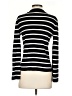 Halogen Stripes Black Turtleneck Sweater Size S - photo 2