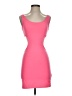 H&M Solid Pink Cocktail Dress Size 4 - photo 1