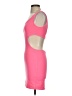 H&M Solid Pink Cocktail Dress Size 4 - photo 5