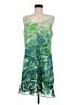 CAbi 100% Polyester Tropical Green Cocktail Dress Size M - photo 1
