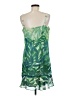 CAbi 100% Polyester Tropical Green Cocktail Dress Size M - photo 2