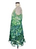 CAbi 100% Polyester Tropical Green Cocktail Dress Size M - photo 5