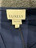 Luxely 100% Polyester Solid Blue Casual Dress Size 8 - photo 7