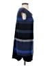 Max Studio Stripes Blue Casual Dress Size S - photo 4