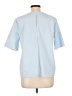 Ann Taylor Blue Short Sleeve Blouse Size L - photo 2