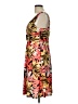 Bisou Bisou 100% Polyester Tropical Orange Cocktail Dress Size 10 - photo 5