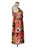 Bisou Bisou 100% Polyester Tropical Orange Cocktail Dress Size 10 - photo 4