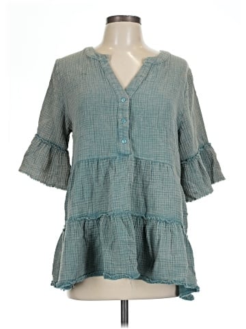 Hem & Thread 3/4 Sleeve Blouse (view 1)