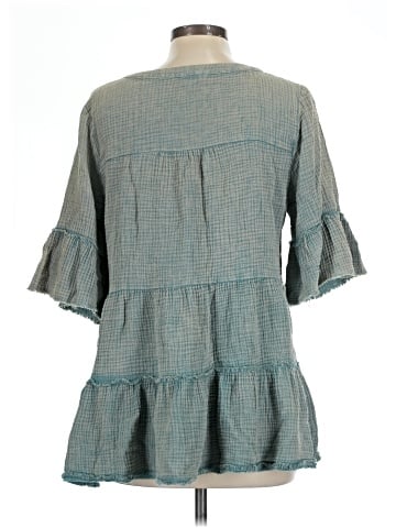 Hem & Thread 3/4 Sleeve Blouse (view 2)