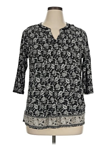 Lucky Brand 3/4 Sleeve Blouse (view 1)