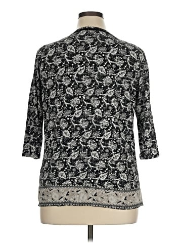 Lucky Brand 3/4 Sleeve Blouse (view 2)