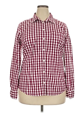 J.Crew Factory Store Long Sleeve Button-Down Shirt (view 1)
