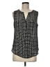 41Hawthorn 100% Silk Black Sleeveless Silk Top Size M - photo 1