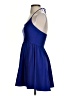 Forever 21 Solid Blue Cocktail Dress Size S - photo 5
