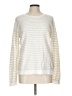 J.Crew Factory Store Stripes Ivory Pullover Sweater Size L - photo 1