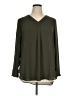 Apt. 9 100% Polyester Green Long Sleeve Blouse Size XL - photo 1