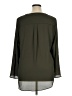 Apt. 9 100% Polyester Green Long Sleeve Blouse Size XL - photo 2