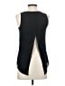 Express 100% Polyester Black Sleeveless T-Shirt Size XS - photo 2