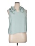 Madison 100% Polyester Teal Sleeveless Blouse Size XL - photo 1