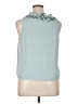 Madison 100% Polyester Teal Sleeveless Blouse Size XL - photo 2