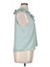 Madison 100% Polyester Teal Sleeveless Blouse Size XL - photo 4